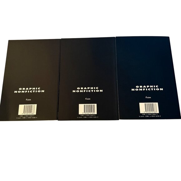 Graphic Nonfiction Book Set Richard The Lionheart Cleopatra Julius Caesar Histor - Picture 2 of 2